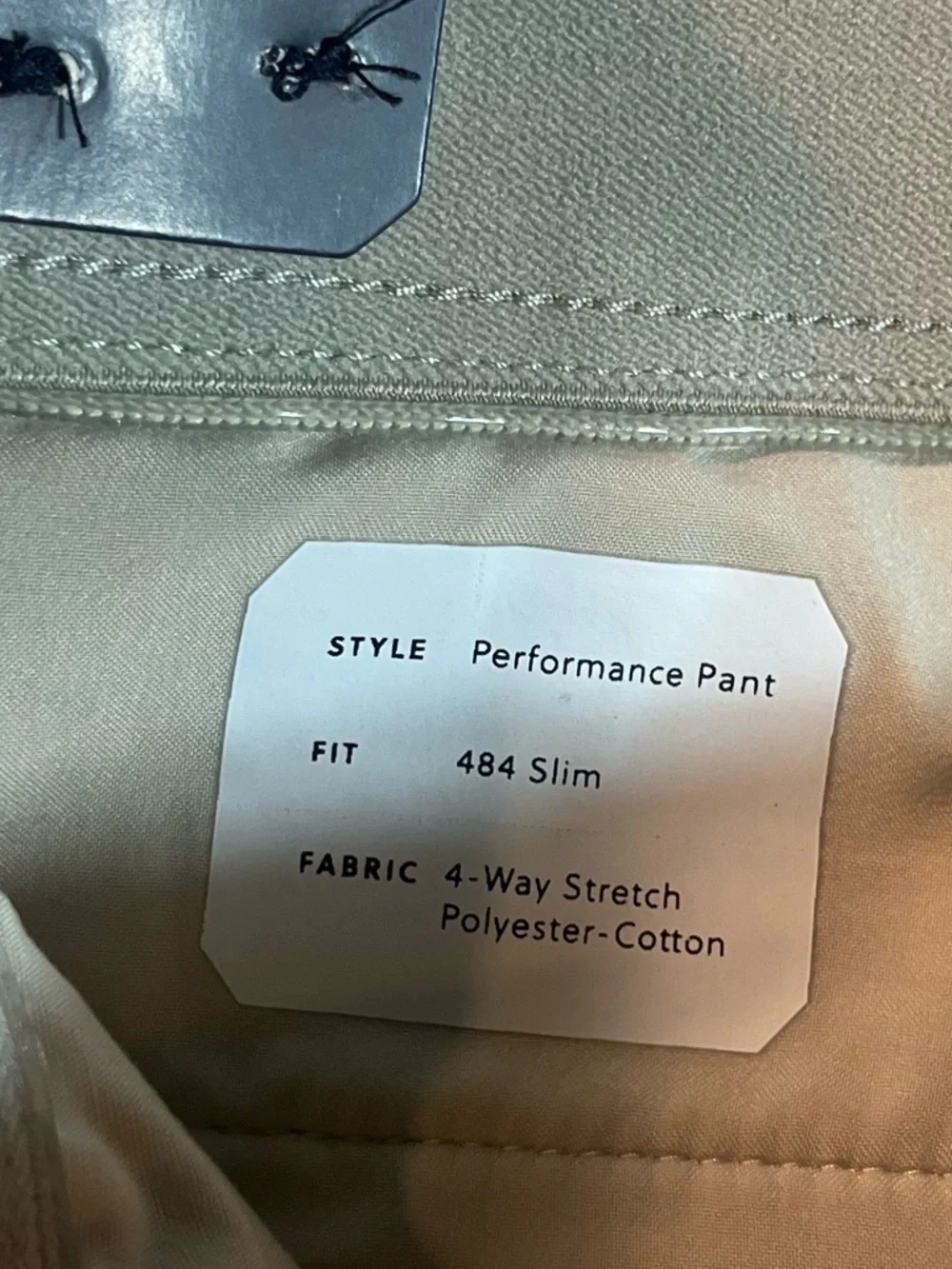 J.Crew 484 Slim-fit tech pant in ashen taupe